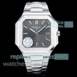 HBF Factory Swiss Clone New Patek Philippe Cubitus 5821 Grey Dial 9015 Watch 